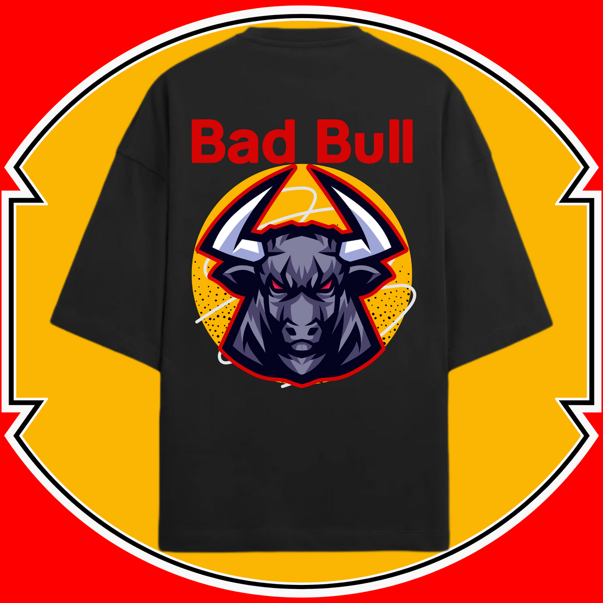 Bad Bull Unisex Oversized Tee