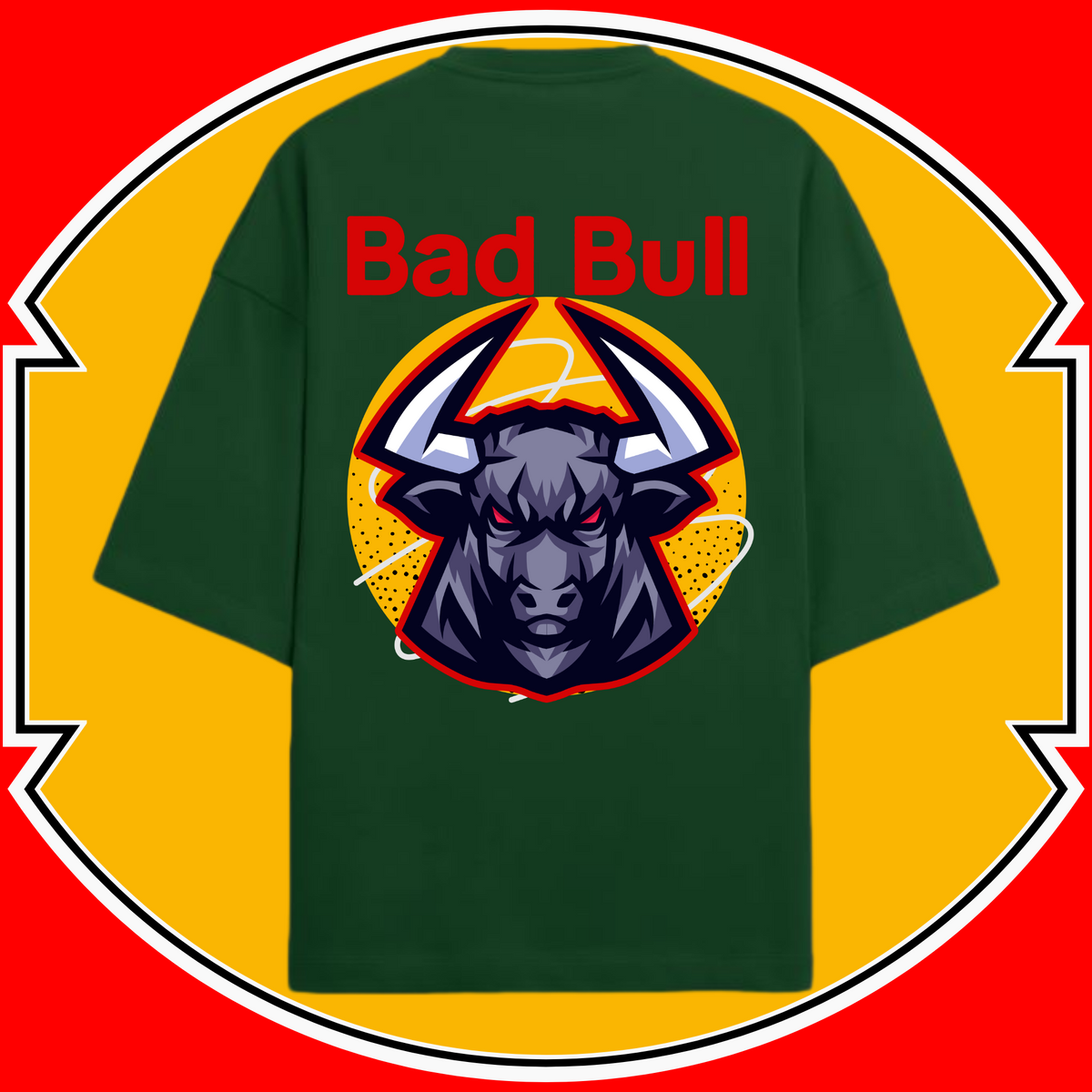 Bad Bull Unisex Oversized Tee