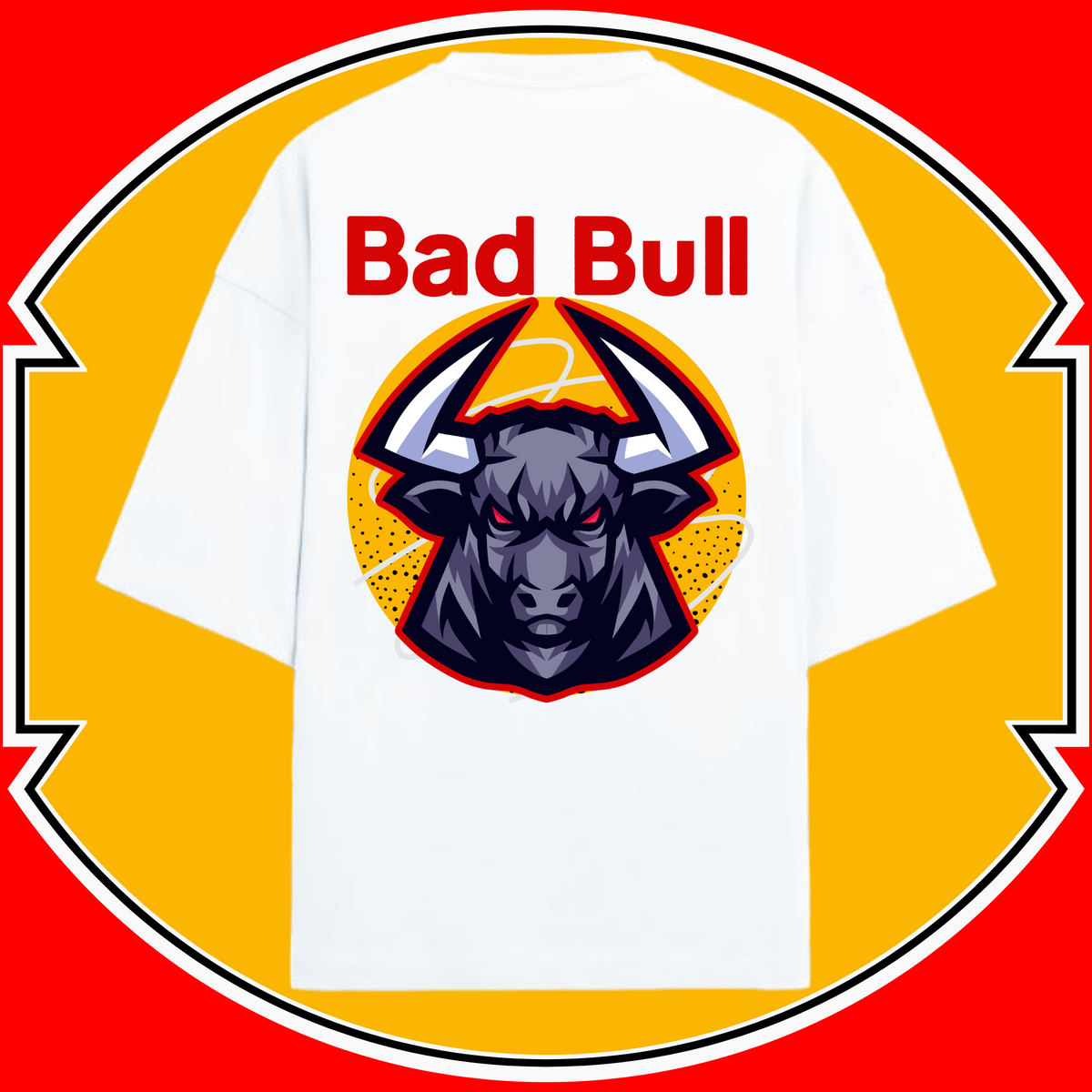 Bad Bull Unisex Oversized Tee