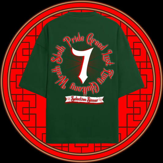 The 7 Deadly Sins Oversized Streetwear T-Shirt