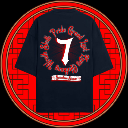 The 7 Deadly Sins Oversized Streetwear T-Shirt
